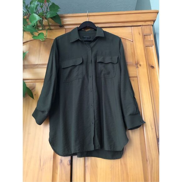 Banana Republic UTILITY SHIRT Size L - Picture 5 of 10